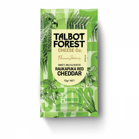 Raukapuka Red Cheddar Mini | Talbot Forest Cheese